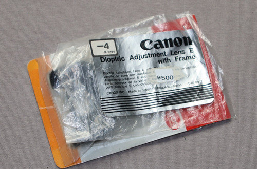 Canon dioptric adjustment lens - canon,